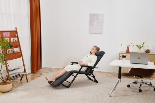 Medics Care Bliss Core M6 Sklopiva Masažna Stolica (Siva)