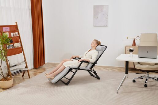 Medics Care Bliss Core M6 Sklopiva Masažna Stolica (Siva)