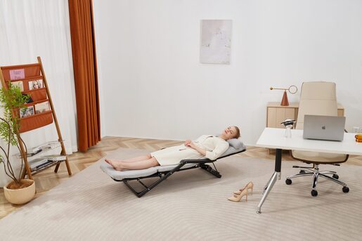 Medics Care Bliss Core M6 Sklopiva Masažna Stolica (Siva)