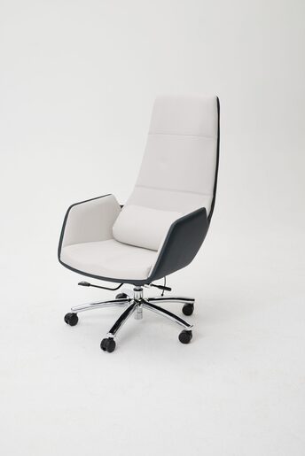 Medics Care ZenPro Q6 Masažna Kancelarijska Stolica (Bela / Crna)