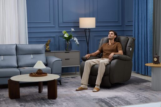 Medics Care Lumina Touch F9 Masažna Sofa (Maslinasto Braon)