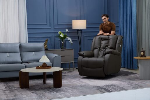 Medics Care Lumina Touch F9 Masažna Sofa (Maslinasto Braon)