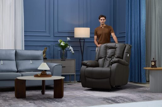 Medics Care Lumina Touch F9 Masažna Sofa (Maslinasto Braon)