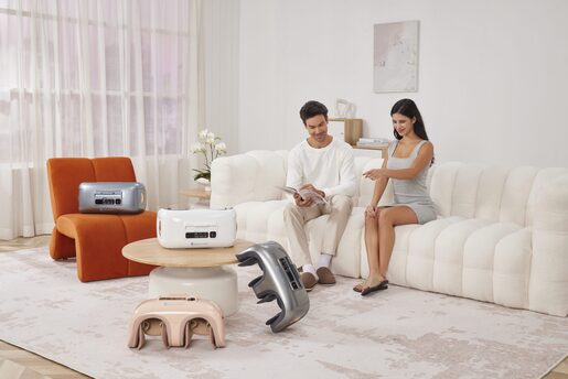 Medics Care Punjivi Masažer za Kolena i Noge (Titanijum Siva)