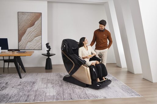 Medics Care XZ9 Luksuzna Masažna Fotelja Crna