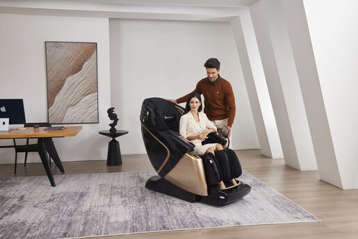 Medics Care XZ9 Luksuzna Masažna Fotelja Crna