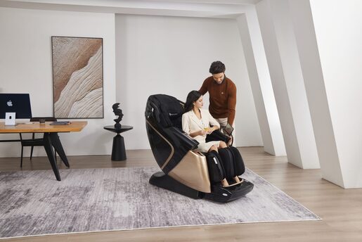 Medics Care XZ9 Luksuzna Masažna Fotelja Crna