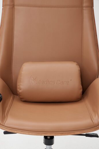Medics Care ExecuRest Q5 Masažna Kancelarijska Stolica (Karamel)
