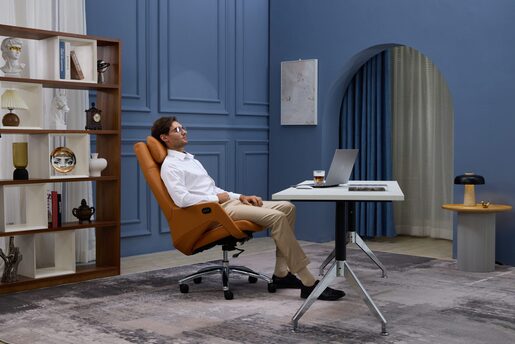 Medics Care Boss Comfort Q7 Masažna Kancelarijska Stolica (Bundeva)