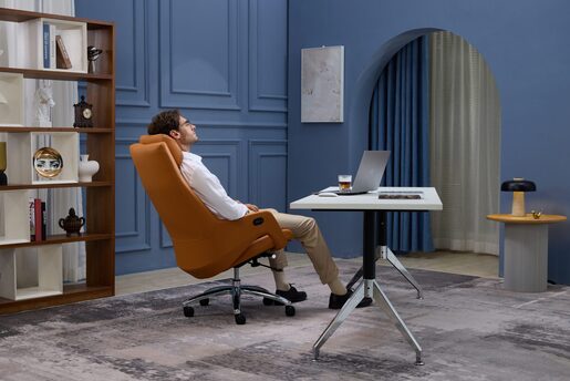 Medics Care Boss Comfort Q7 Masažna Kancelarijska Stolica (Bundeva)