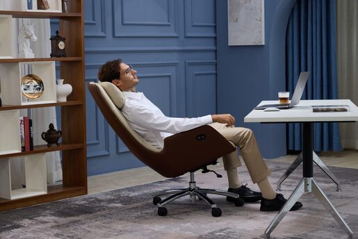 Medics Care ZenPro Q6 Masažna Kancelarijska Stolica (Bež / Braon)