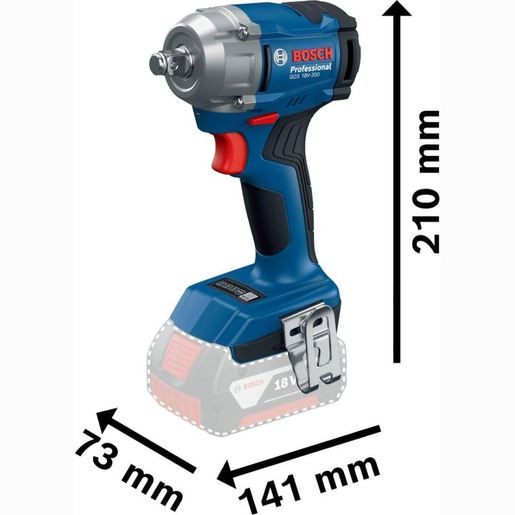 Bosch Professional Akumulatorski udarni odvrtač GDS 18V-350 (solo; karton) 06019M5020
