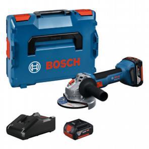 Bosch Professional Akumulatorska ugaona brusilica GWS 18V-8 125mm 2x5.0Ah + GAL 1840 L-Boxx  06019N9003