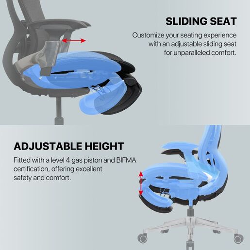 Stolica Office Fantech OC2 Ergonomska crna