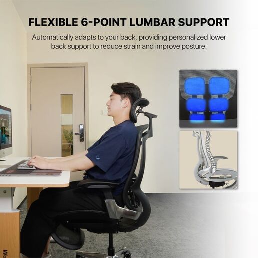 Stolica Office Fantech OC2 Ergonomska crna