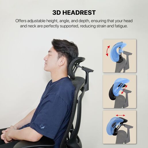 Stolica Office Fantech OC2 Ergonomska crna