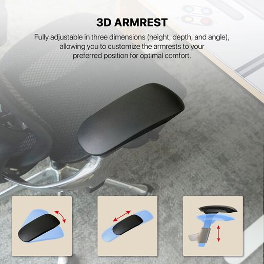 Stolica Office Fantech OC2 Ergonomska crna