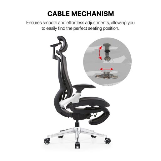 Stolica Office Fantech OC2 Ergonomska crna