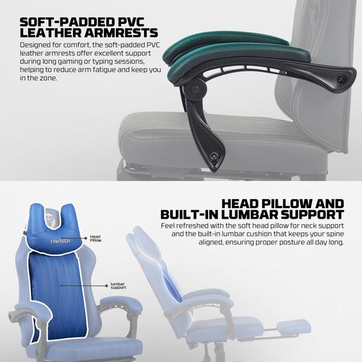 Stolica Gaming Fantech GC193 plava