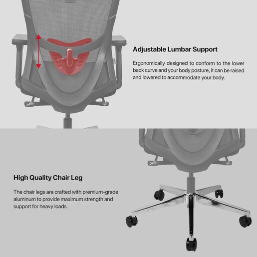 Stolica Office Fantech OC-A259 PRO crna
