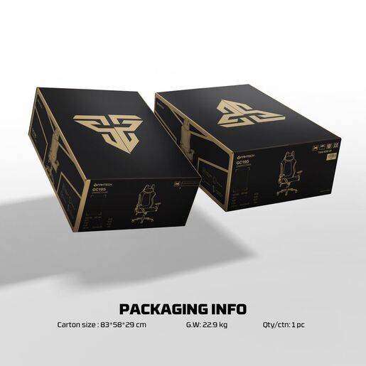 Stolica Gaming Fantech GC195 siva