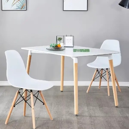 Trpezarijski sto-pravougaoni - beli 120x80cm

 25-KS002