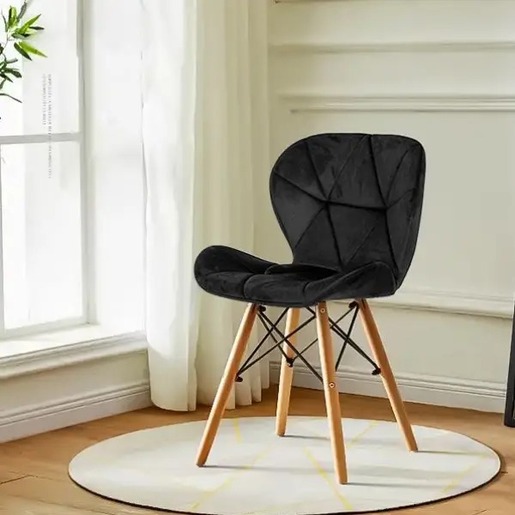 Trpezarijska stolica Freja - crna 25-KS009