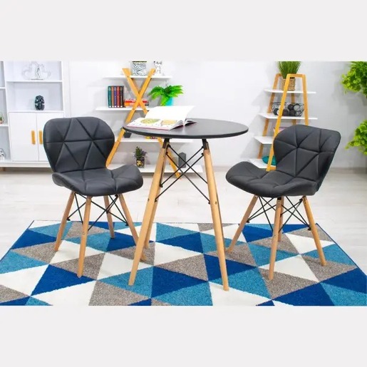 Trpezarijska stolica Freja - crna 25-KS009