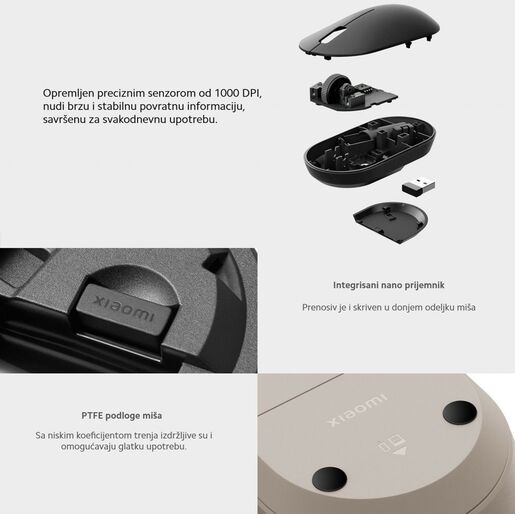 Xiaomi Mi wireless mis Lite 2 crni