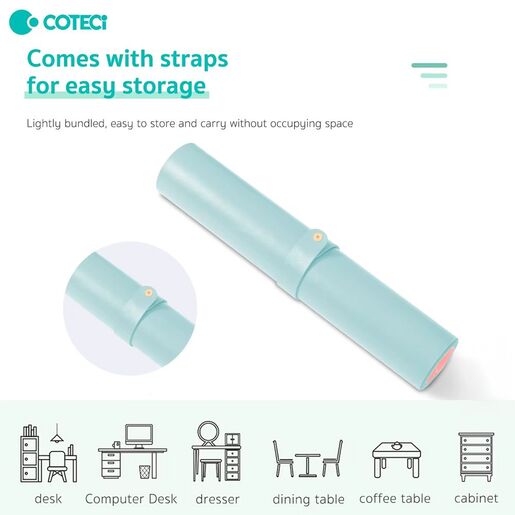 Podloga za mis Coteci L (40 x 80 cm) crno crvena