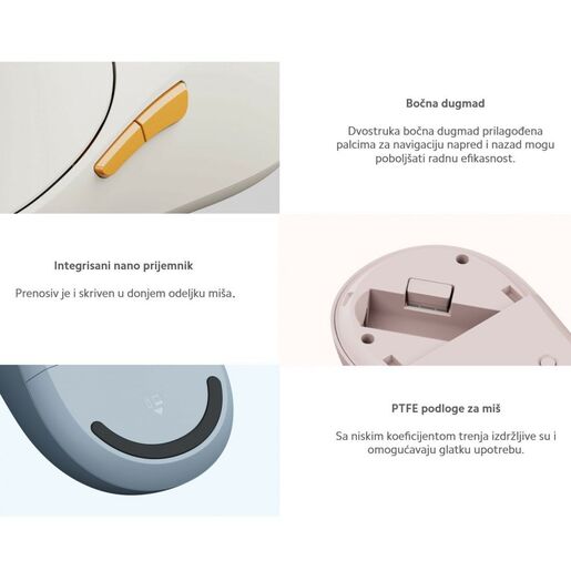 Xiaomi Mi wireless mis 3 roze