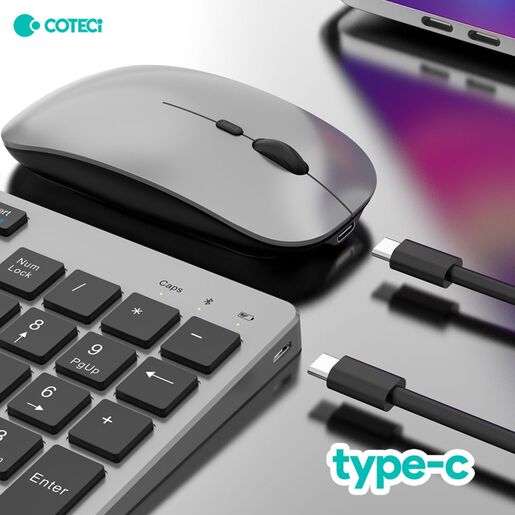 Combo mis i tastatura Coteci 102 siva