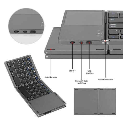 Tastatura Wireless sa touchpadom rasklopiva