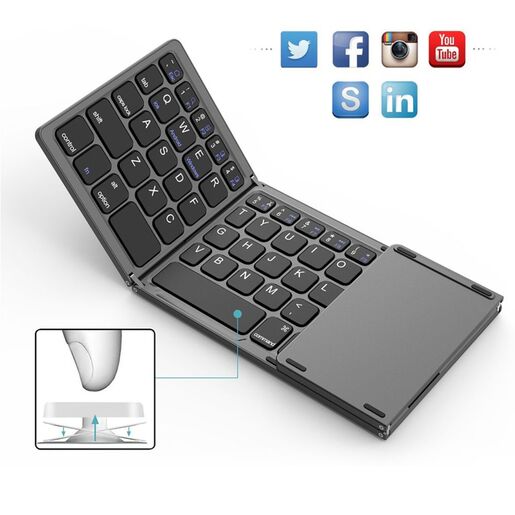 Tastatura Wireless sa touchpadom rasklopiva