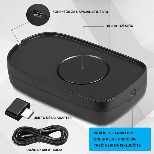 Automatik mouse mover H26 crni