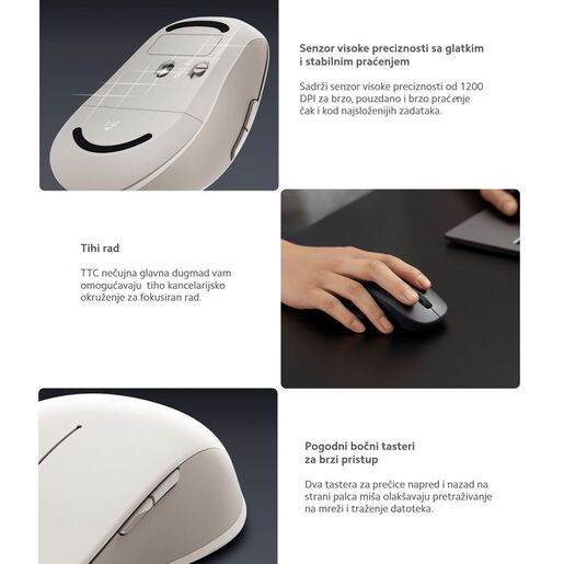 Xiaomi Mi DualMode wireless mis 2 Silent edition crni