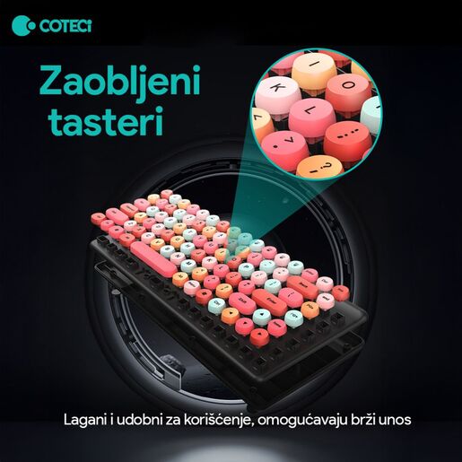 Combo mis i tastatura Coteci OF-053 crno crvena