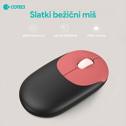 Combo mis i tastatura Coteci OF-053 crno crvena