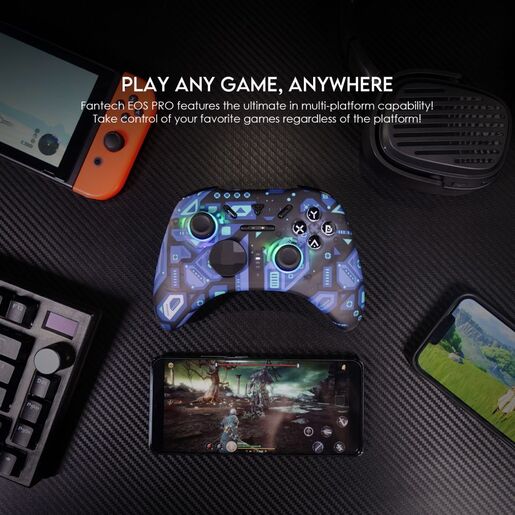Joypad wireless Fantech WGP15 EOS PRO multiplatform RGB plavi