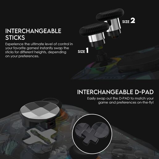 Joypad wireless Fantech WGP15 EOS PRO multiplatform RGB plavi