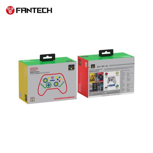 Joypad wireless Fantech WGP13S shooter III Super Maxfit sivi