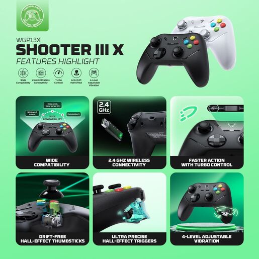 Joypad wireless Fantech WGP13X Shooter III crni