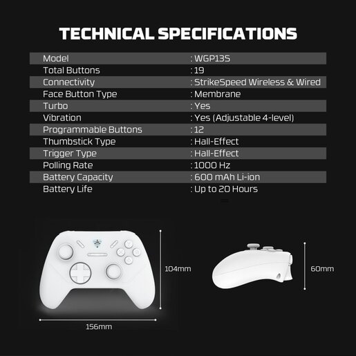 Joypad wireless Fantech WGP13S Shooter III crni