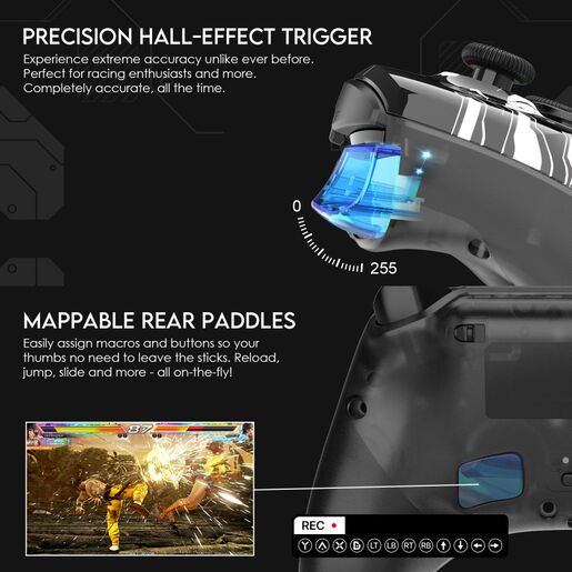 Joypad wireless Fantech WGP15 EOS PRO ORION multiplatform RGB crni