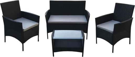 Nexsas Baštenski set od ratana sa jastucima Katarina 109601