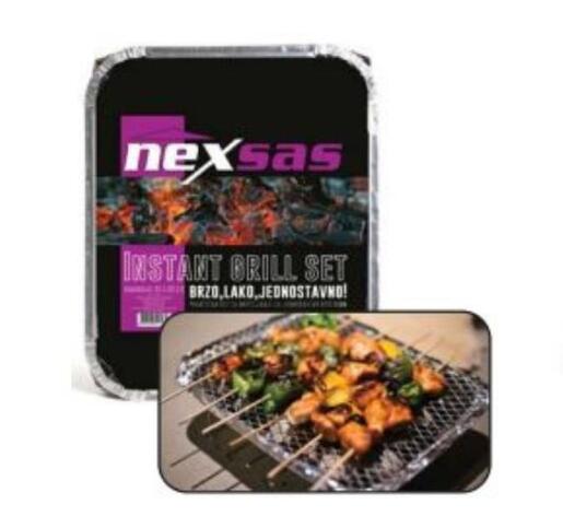Nexsas instant gril set I-2531 31x22x5cm 117521