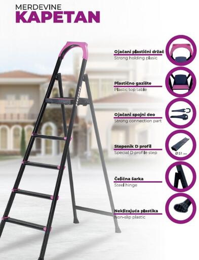 Nexsas merdevine Kapetan 5+1 118119