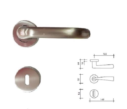 Nexsas kvaka srebrna 041 - ključ NXKRK041Ni 116355