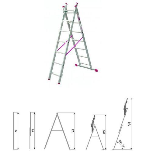 Nexsas merdevine 2 x 7 101792