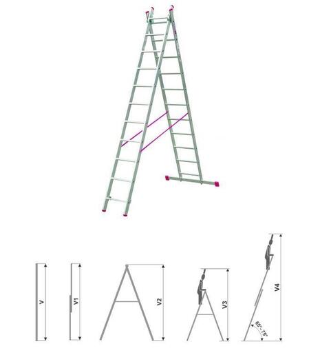 Nexsas merdevine 2 x 11 101972
